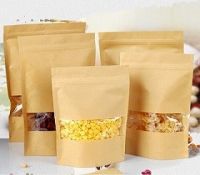 TÚI ZIPPER GIẤY KRAFT CÓ CỬA SỔ